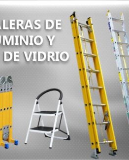 ESCALERAS DE ALUMINIO Y FIBRA DE VIDRIO